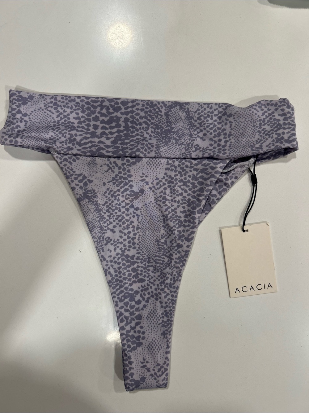 Acacia Mateo lining bottom color: Lilac Snake NWT